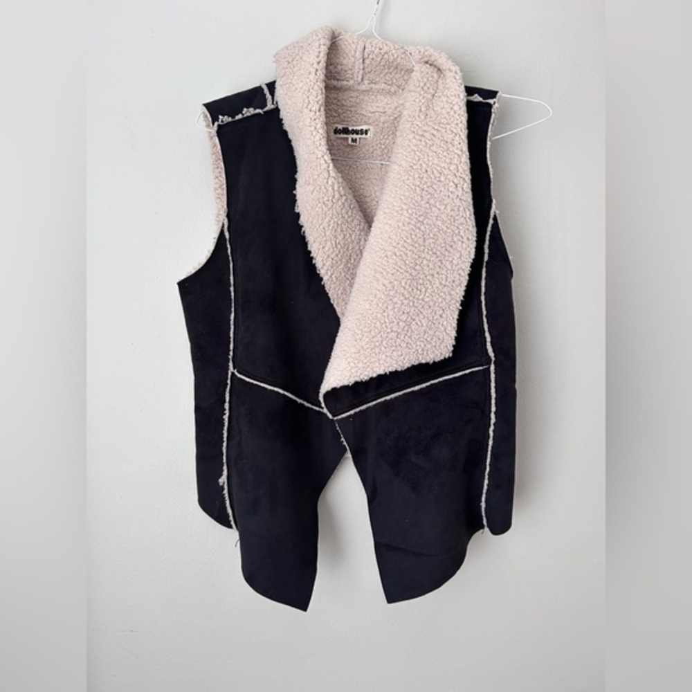 Dollhouse Black and Cream Women's Vest
